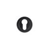 Zoo Hardware Euro profile round escutcheon - Black
