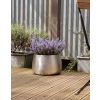 Satin Marine SS (316) 28cm Hepworth Pot (Drainage holes)