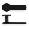 Valli Giasone Lever on Round Rosette - Matt Black PVD