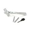 Brushed Satin Chrome Teardrop Espag