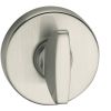 Tupai Rapido CurvaLine WC Turn on Round Rose (bolt through fixing only) - Satin Chrome