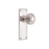 Beehive Knob on Backplate Latch Polished Nickel