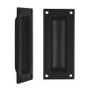 Zoo Hardware Flush Pull - 102 x 45mm 13mm Depth - Matt Black
