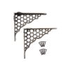 Honeycomb Shelf Bracket Matt Antique (Sold in Pairs)