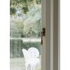 Aged Brass Locking Reeded Fastener