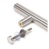 Satin Marine SS (316) 1.2m T Bar Handle Bolt Fix 32mm Ø