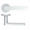 Zoo Hardware Valencia lever on rose - Satin Chrome