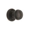 Georgian Mortice Door Knob Matt Black