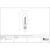 Vintage LED Edison Light Bulb 12V - 4W E14 Candle for Wall Lights