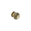 Beehive Small 30mm Cupboard Knob Aged Brass