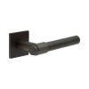 CR-103 Dark Bronze Sprung Square Rose Door Handle - By Frelan Hardware - CR-103B1DB