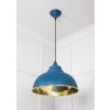 Smooth Brass Harborne Pendant in Upstream