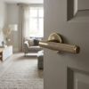 Complete Bari Door Handle Pack - Internal Doors - Antique Brass - 64mm / 4-inch Hinges - JE-D1A-AB