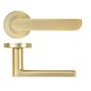 Zoo Hardware Valencia lever on rose - Satin Brass