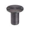 Zoo Hardware Dust Socket for Flush Bolts - Wood 20mm dia. x 38mm - PVD Black
