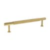 Millhouse Brass Eiffel Knurled T-Bar Cabinet Pull Handle 160mm - Satin Brass