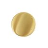 Zoo Hardware Blank Escutcheon - 52mm Rose - Grade 201 - PVD Satin Brass