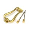 Polished Brass Slimline Art Deco Door Knocker