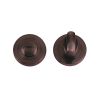 Zoo Hardware Turn & release on round rose - Etna Bronze
