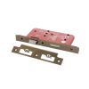 Atlantic DIN Bathroom Lock Double Turn 60mm backset - Matt Antique Brass