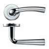 Zoo Hardware Girona lever on round rose - Satin