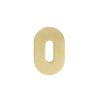 Zoo Hardware Standard Profile Escutcheon - Rosso Mini - 50 x 32 x 3 - PVD Satin Brass