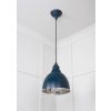 Smooth Nickel Brindley Pendant in Dusk