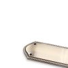Georgian Half Round  Finger Plate 300mm Antique Brass