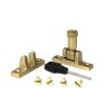 Satin Brass Brompton Brighton Fastener - Narrow (Square)