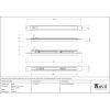 Brown Trimvent 90 Hi Lift Vent 425mm x 22mm
