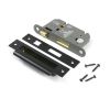 Black 2½" Heavy Duty Bathroom Mortice Lock