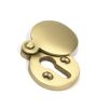 Satin Brass 30mm Round Escutcheon