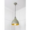 Smooth Brass Brindley Pendant in Tump