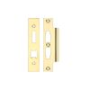 Zoo Hardware Spare Acc Pk for UK Horizontal 3L Locks - *BLANK* - Contains Forend, Strike and Fixing Screws (Lock Version) - Brass