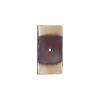 Rectangle Backplate for Cupboard Knobs Aged Brass