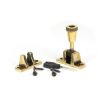 Aged Brass Brompton Brighton Fastener (Radiused)