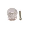Beehive Small 30mm Cupboard Knob Polished Nickel