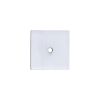 Square Backplate for Cupboard Knobs Satin Chrome