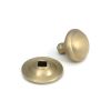 Satin Brass Round Centre Door Knob