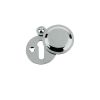 Zoo Hardware Std. Key Profile Victorian Covered Escutcheon 32mm dia. - Polished Chrome