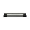Heritage Brass Cabinet Pull Metro Design with Plate 96mm CTC Matt Bronze Finish