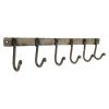 Iron Coat Hook Plain 6 leg - Antique