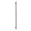 Matt Black SS (316) 1.8m T Bar Handle Secret Fix 32mm Ø