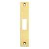 Zoo Hardware Square Forend, Strike and Escutcheon Pack t/s ZFB01 Fire Brigade Lock - PVD Satin Brass
