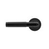 Black Brompton Lever on Rose Set (Plain)