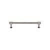 Heritage Brass Cabinet Pull Phoenix Design with 16mm Rose 96mm CTC Polished Nickel finish