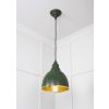 Smooth Brass Brindley Pendant in Heath