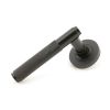Aged Bronze Brompton Lever on Rose Set (Plain) - Unsprung