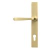 Satin Brass Avon Slimline Lever Espag. Lock Set