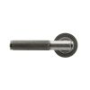 Pewter Brompton Lever on Rose Set (Beehive) - Unsprung